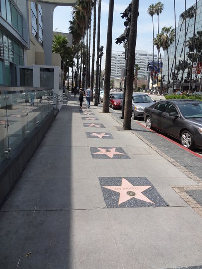 der Walk of fame darf natürlich auch nicht fehlen, leider sind die Strassen zum Teil ziemlich kaputt und schmutzig