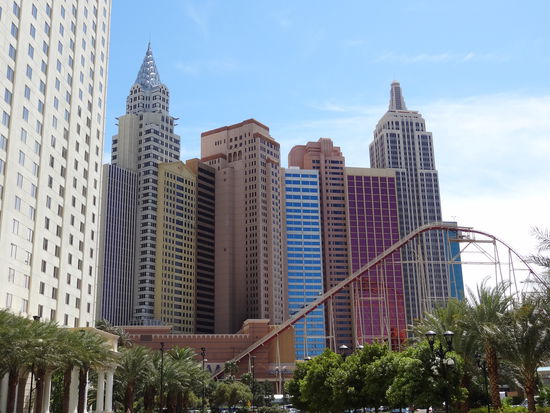 New York, New York die Kulisse von Manhattan