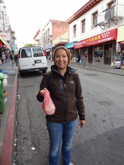 Endlich... Kohlrabli!! Melanie hat sie in ganz Australien und Neuseeland gesucht und schliesslich in China Town San Francisco gefunden! 
I am happy!