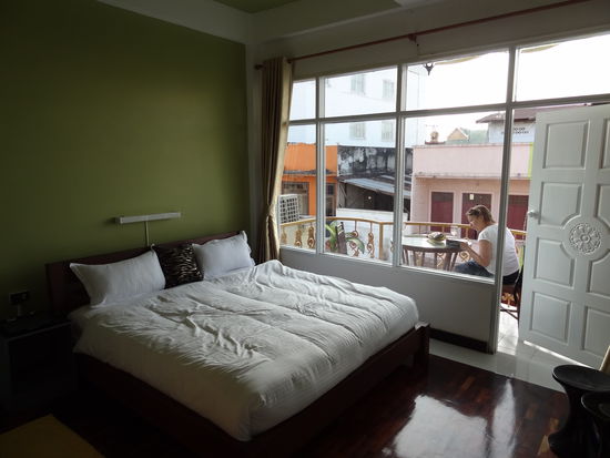 unser neues Zuhause, sogar mit einem schönen Balkon!
I House Residence, wirklich zu empfehlen