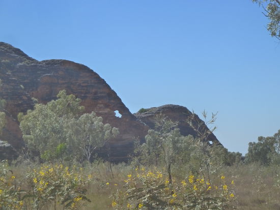 Elefanten Mutter mit Kind in Bungle Bungle NP
