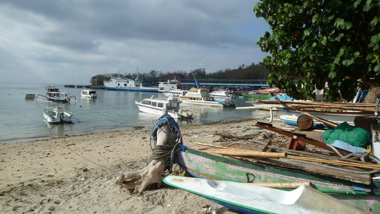 Badang Bay in Bali. Von hier geht die Fähre nach Lombok