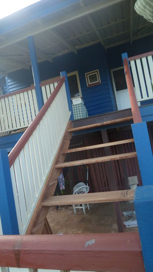 der Obereteil der Stiege