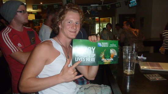 Rugbyworldcup im Pup