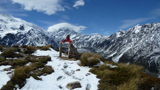 Wunderschöner ausblick auf Mt Cook