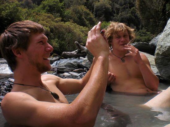 Chillen im Hotpool und im Paradies! Das Leben ist gut!!!