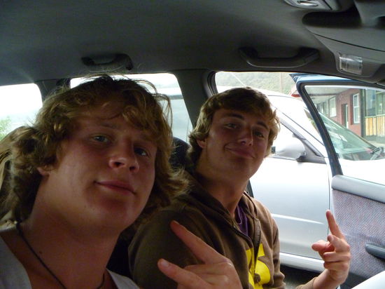 On the Road again mit Tino