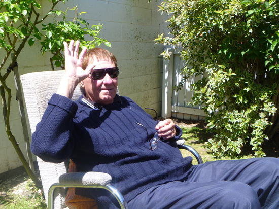 John beim Chillen in der sonne!