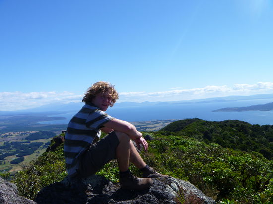 Toller Blick auf Lake Taupo