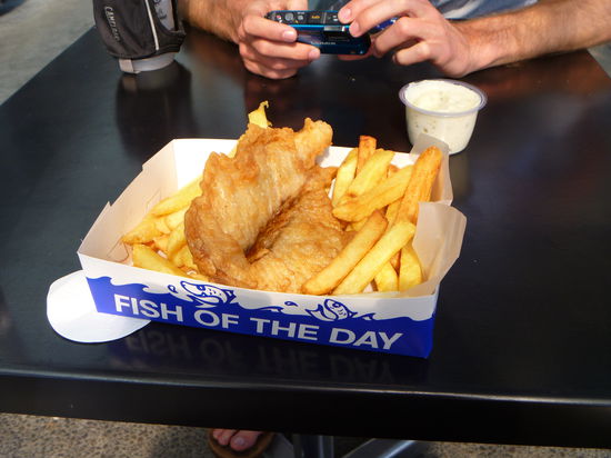 Fish and Chips - Traditionelle Mahlzeit