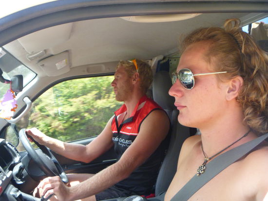 dann verliessen wir die küste zum grampians nationalpark
wo wir mit den mädls wandern gegangen sind!