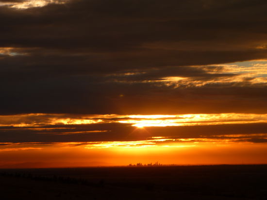 sonnenaufgang über Melbourne