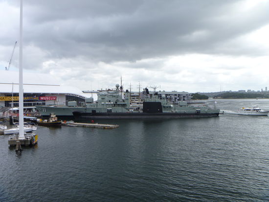 im Marine Museum hab ich mir dieses uboot und den zerstörer genauer von innen angesehn
