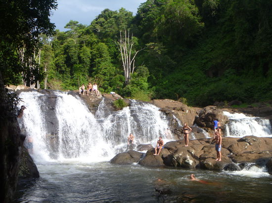 Der Wasserfall war der perfekte abschluss