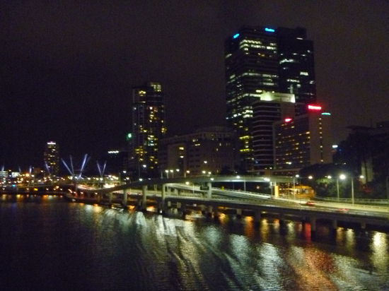 brisbane bei nacht, geile skyline
