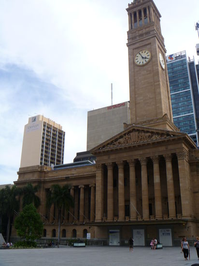 der "hauptplatz" in brisbane