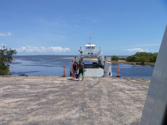 mit der fähre nach fraser