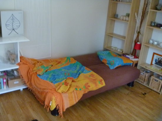 dort hatte ich eine eigenes bett was eine tolle abwechslung zu den hostels ist, wo man immer mit mehreren Leuten sich ein Zimmer teilt