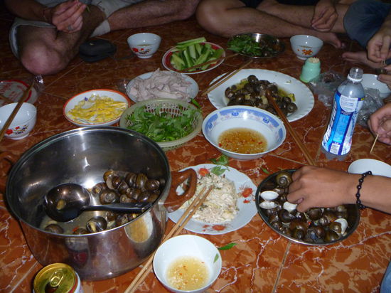 das war das erste mal das ich Schnecken gegessen habe! interessanter Geschmack!
