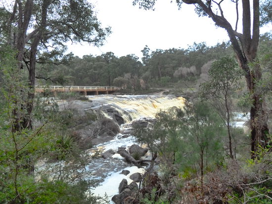 Der Wasserfall war cool