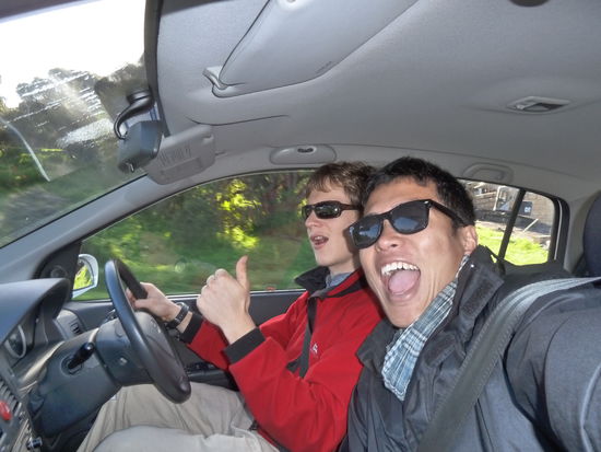 Links fahren ist gar nicht so schwer wie ich dachte!