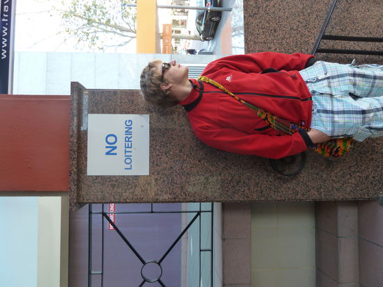 kein herumlungern lol