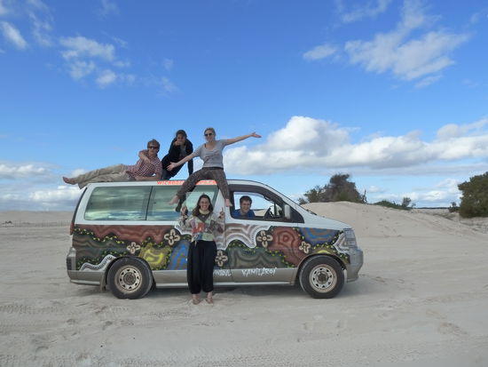 Tolle Gruppe:
Mat, Laura, Letizia, Rachel und Ich