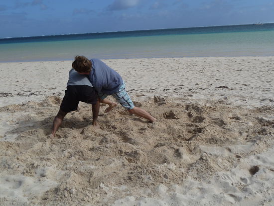 Sumoringen mit Chess in Coralbay