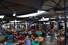 Der Fischmarkt auf dem Dam-Market