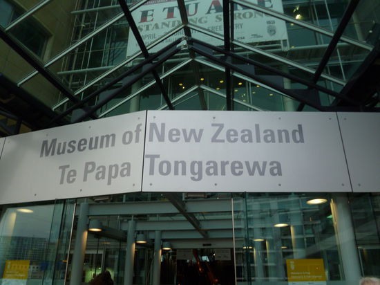 Das "Nationalmuseum" in Wellington