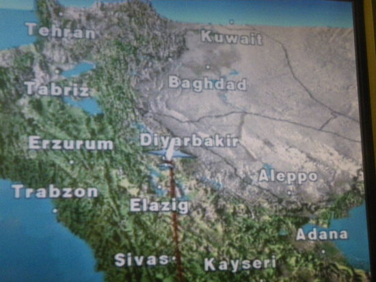 Spannende Flugroute - ob das gut geht?