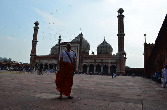 Moschee in Delhi....Shorts not allowed