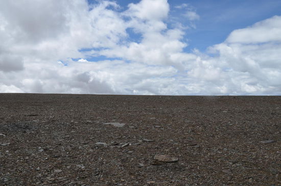 Flachstück beim Abstieg