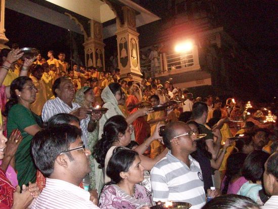 abendliche Verehrung des Ganges