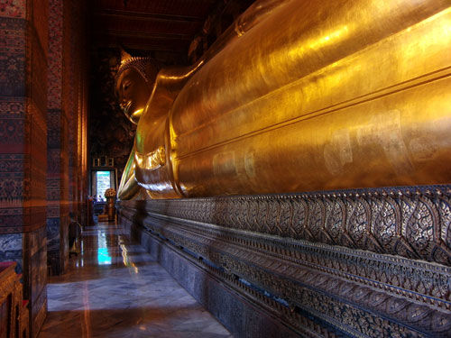 der liegende Buddha