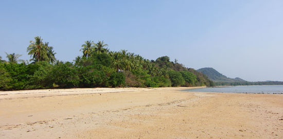 der einsame Strand