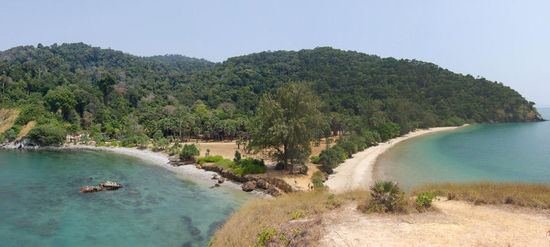 Blick vom Leuchtturm zum Hauptquartier