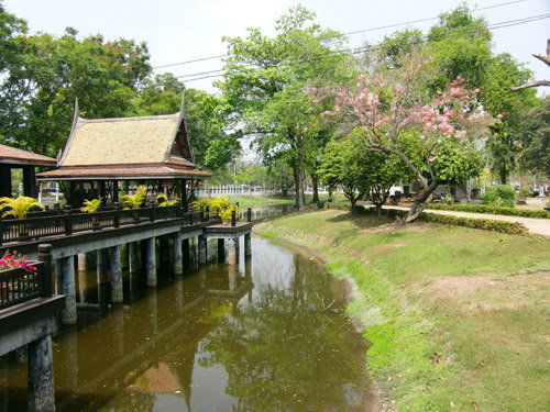 traditionelle Thai Häuser