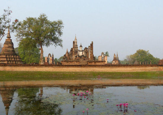 Blick zum Wat Mahathat