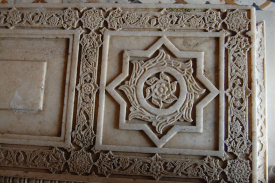 Marmorarbeiten in Sikandra