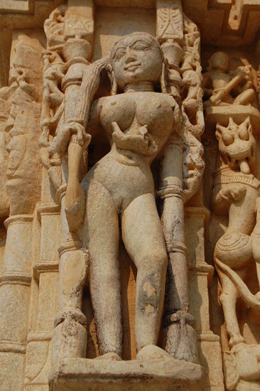 Detailaufnahme im Tempel