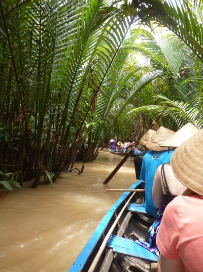 Fahrt auf dem Mekong Delta