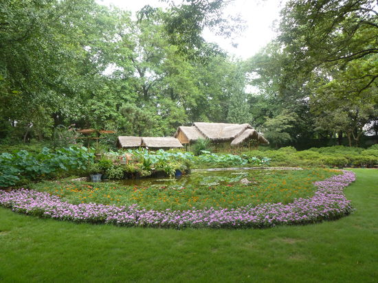 In einem chinesischen Garten