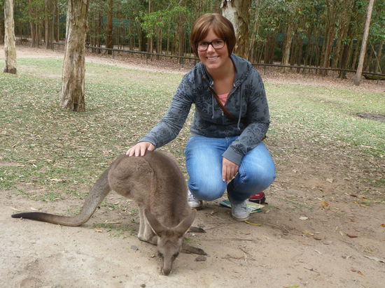 Im "Australia Zoo" - ist es nicht süß? =)