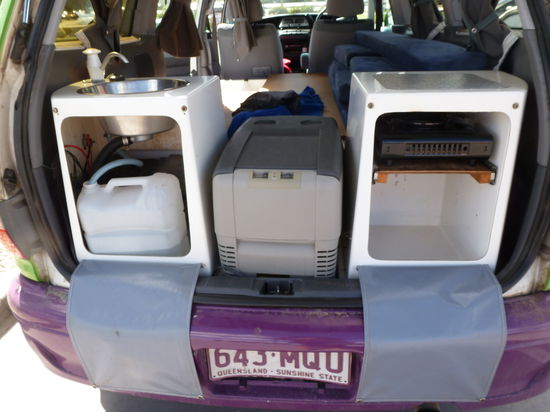 Ein Teil unseres Campervans