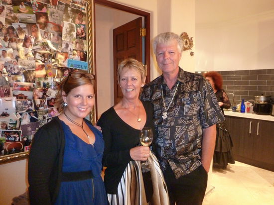 Denise, John und ich - auf der Party =)