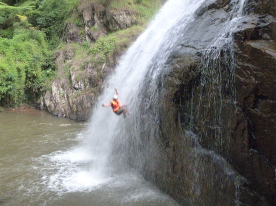 Und irgendwann war das Seil zu Ende und ich musste springen =)