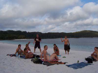 Energie tanken am Lake McKenzie