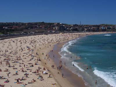 Bondi Beach - so sieht es hier an einem Sonntag aus!