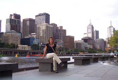 An der Pier am Yarra Fluss